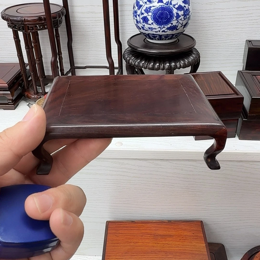 木大红酸枝长13公分湾脚底座