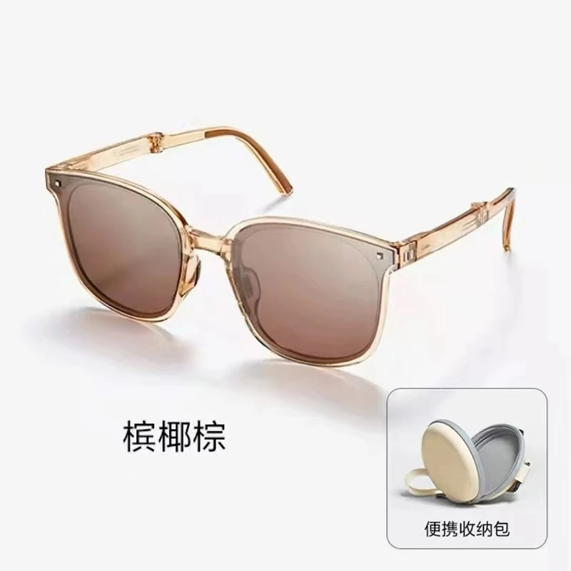 【J】家折叠墨镜女款适合方圆脸开车防紫外线强光偏光防晒太阳镜