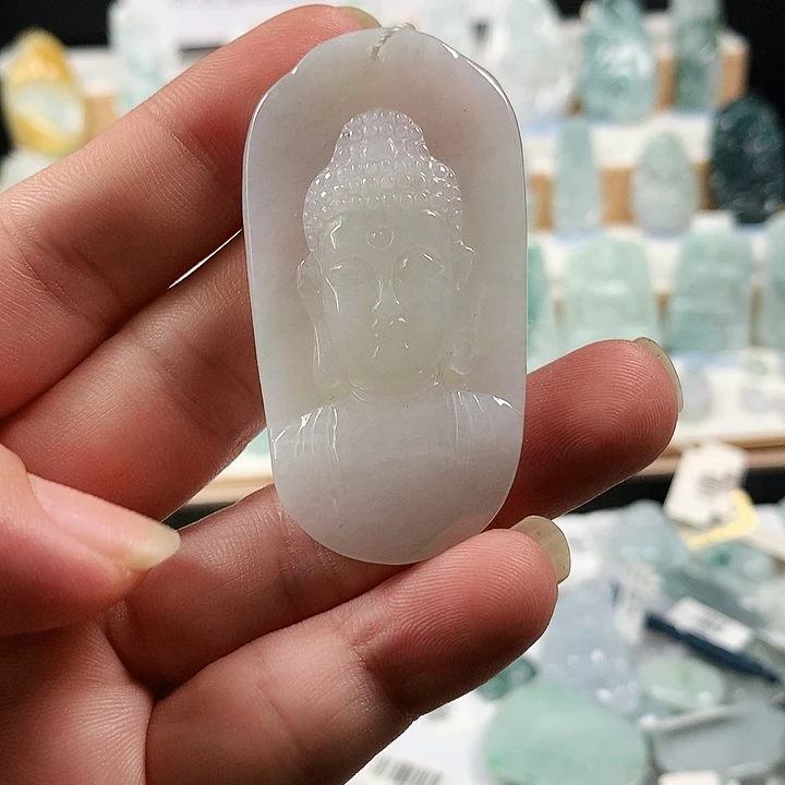 吊坠(不含链)未镶嵌翡翠34佛头