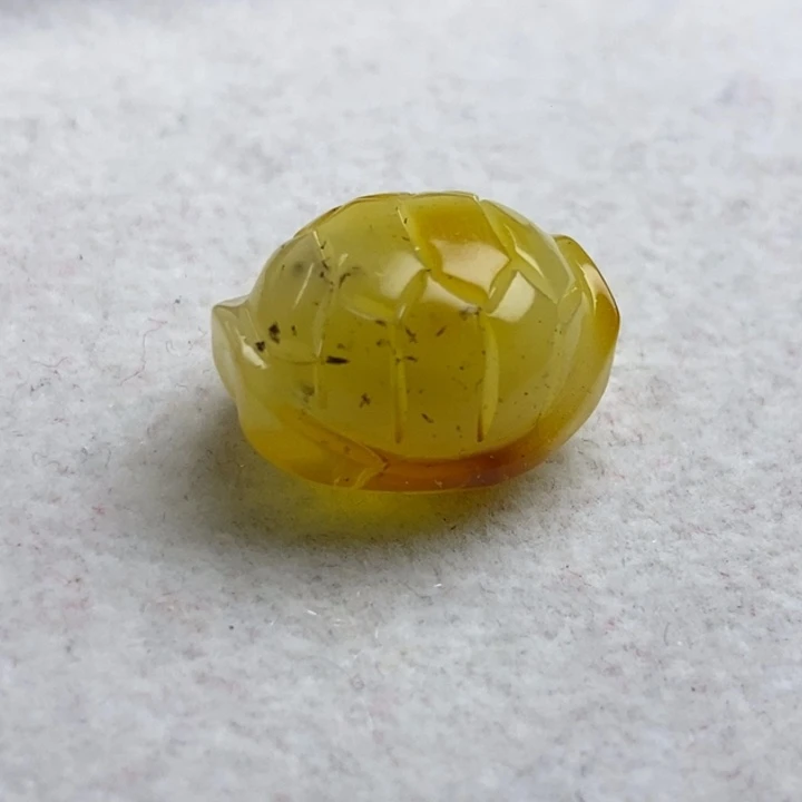 蜜蜡未镶嵌裸石微瑕卡12➕