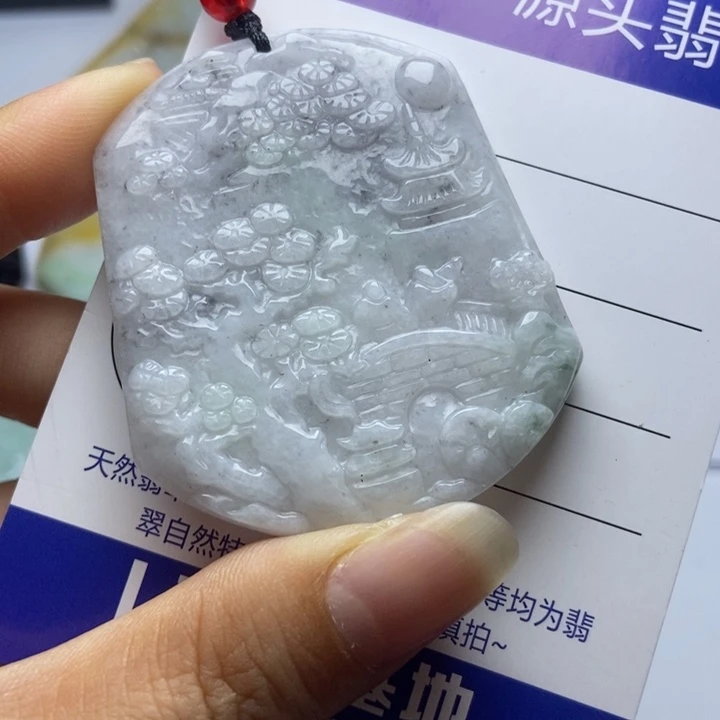 颈饰未镶嵌翡翠翡翠