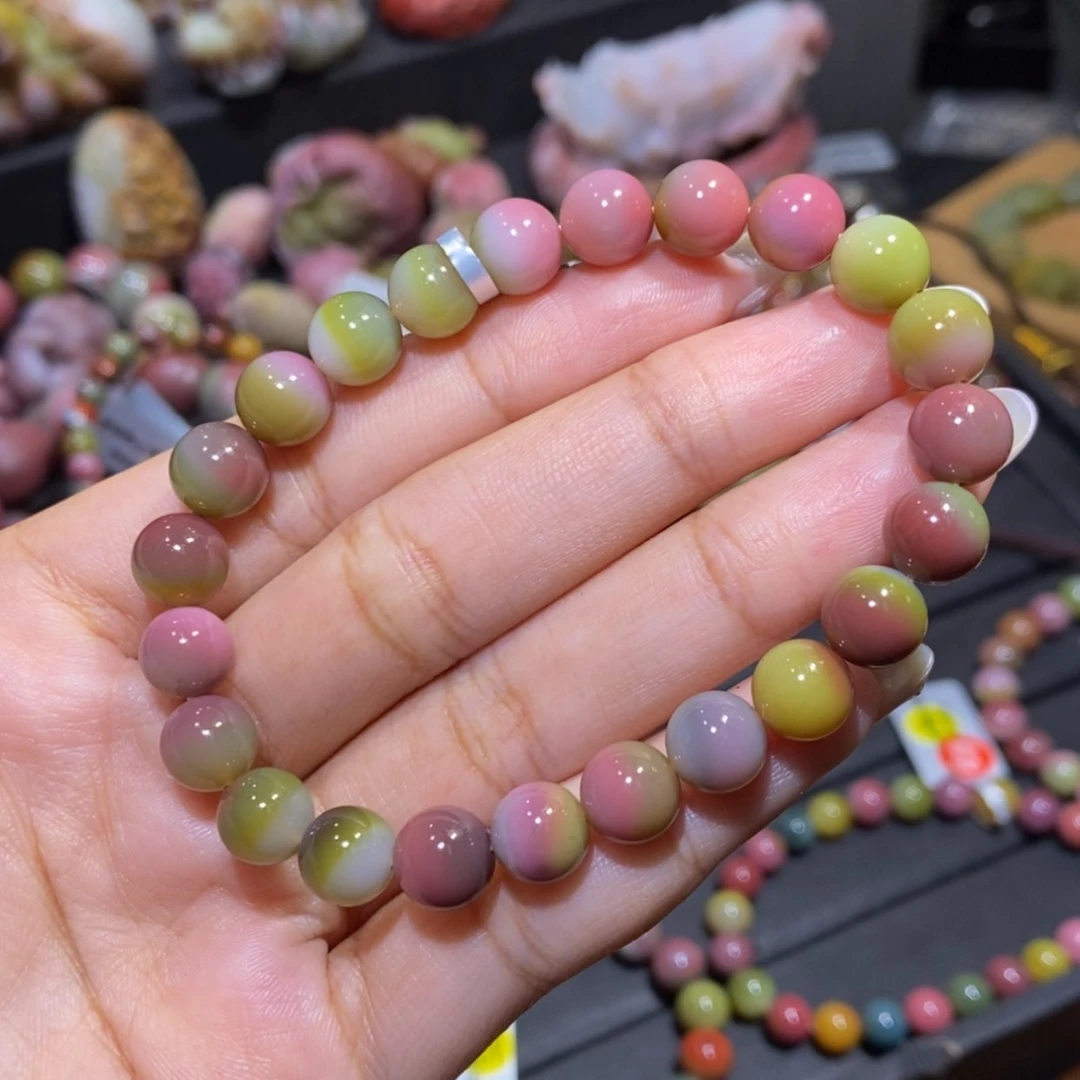 【闪购商品】未镶嵌手链玛瑙/玉髓梨****月盐源玛瑙