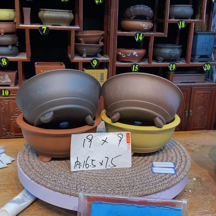 紫砂花盆紫砂花盆