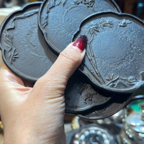 中古美术 金银铜铁锡小****草