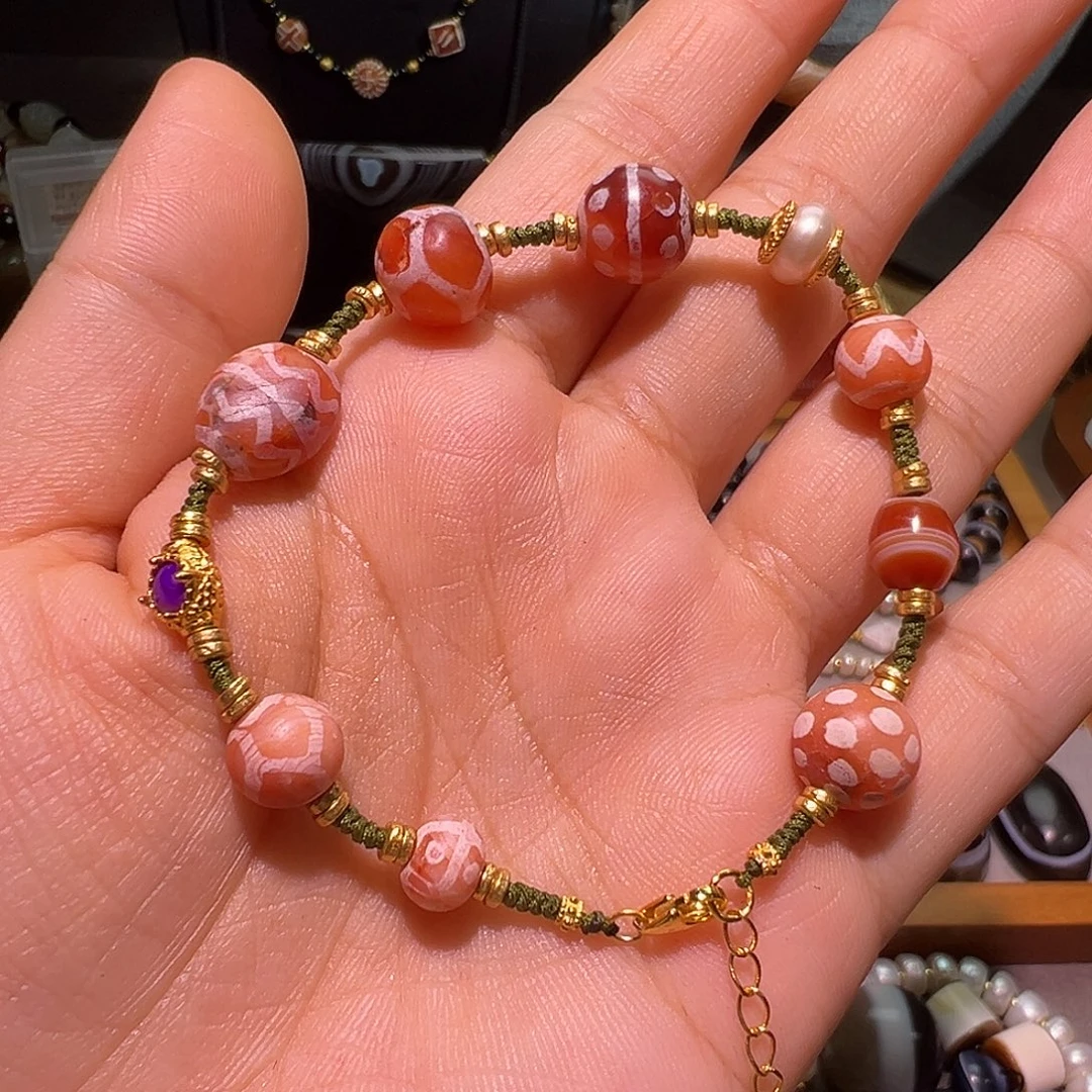 玛瑙/玉髓未镶嵌手链