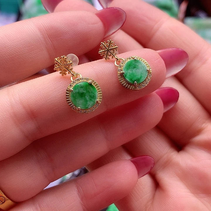 颈饰银S925镶嵌翡翠翡翠