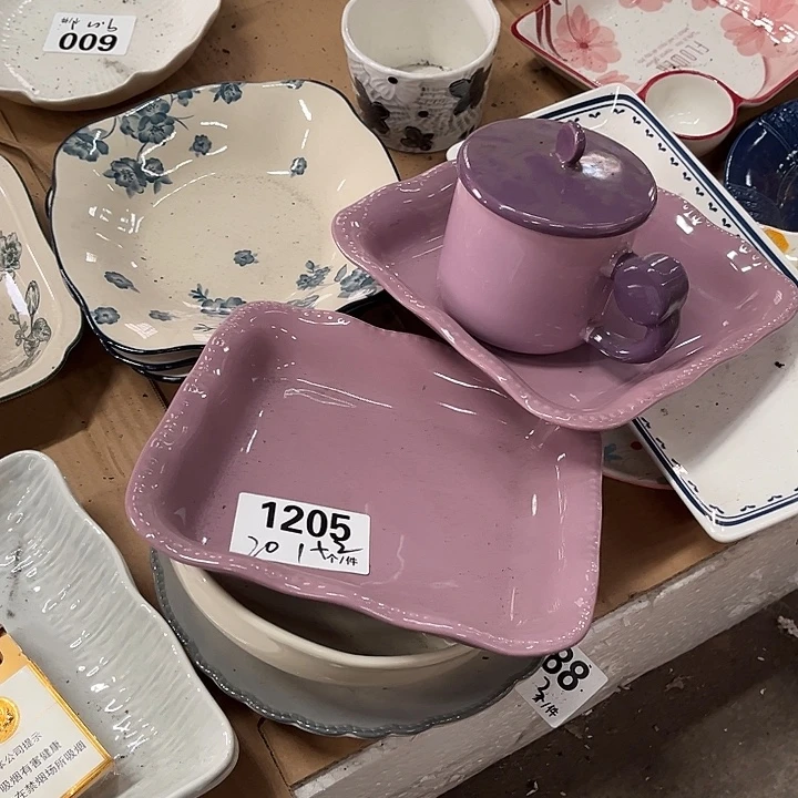 瓷微瑕外贸餐具1205