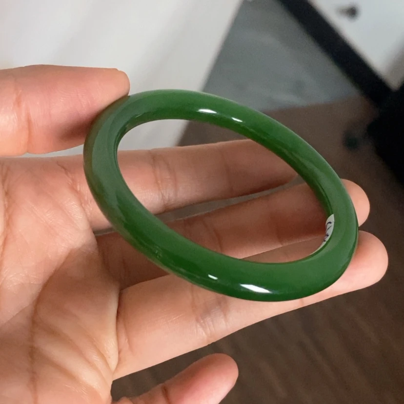 【闪购商品】未镶嵌手镯和田玉（碧玉）