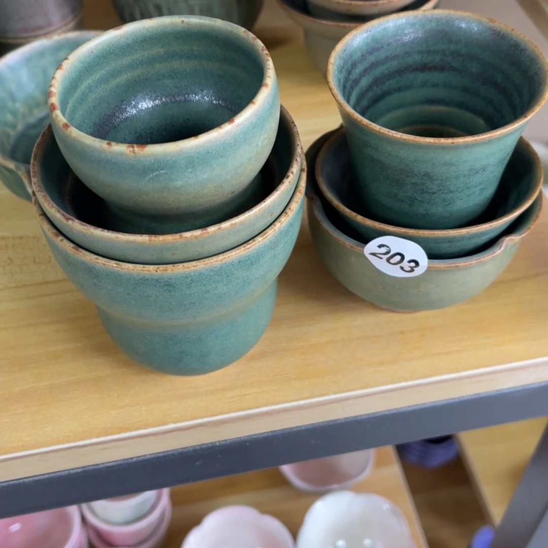 摆件景德镇高温颜色釉