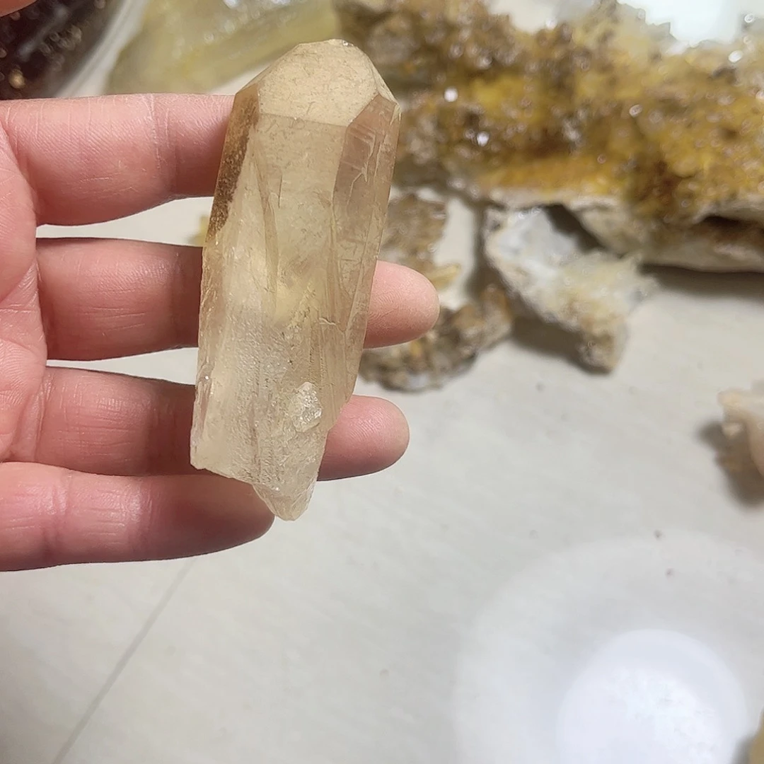 水晶天然水晶原石未镶嵌千**创