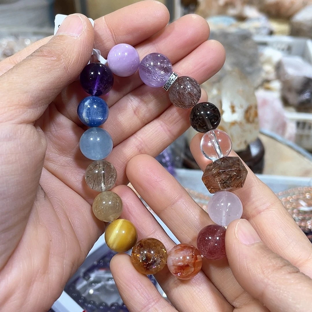 水晶手串未镶嵌拍三单发一条d b 662