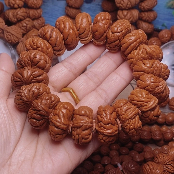 手串文玩核桃龙纹桃核