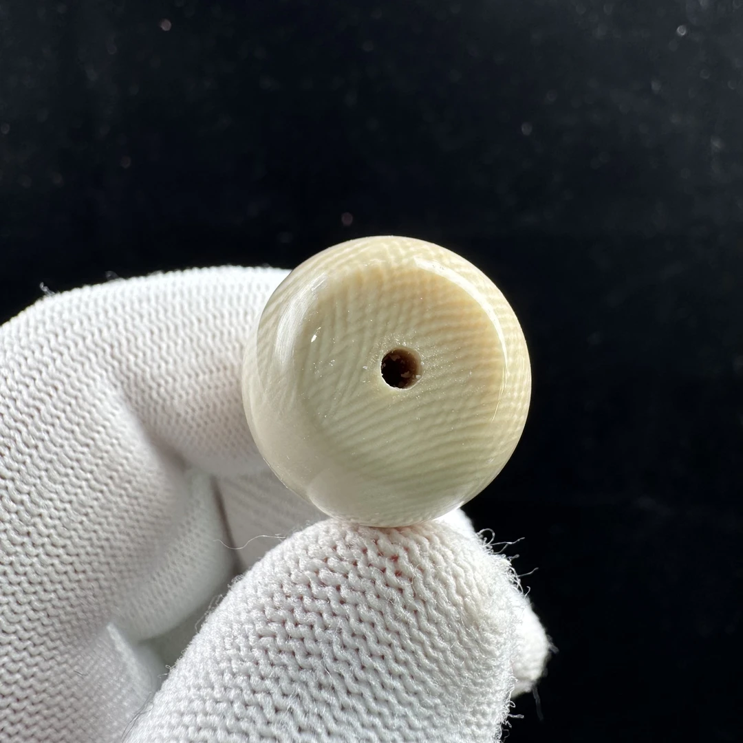 D6635 天然猛犸牙 桶珠21.3*29.6mm支持鉴定 假一罚四