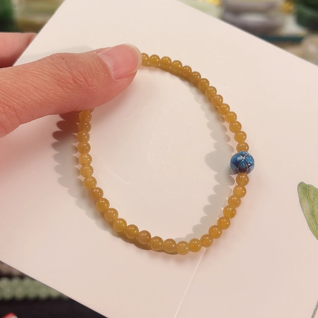 和田玉手串未镶嵌