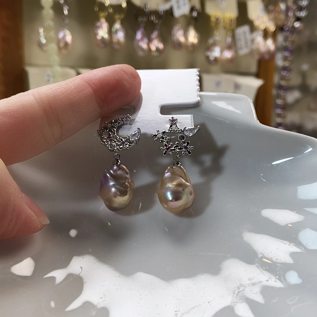 淡水珍珠颈饰合金特价耳饰4281