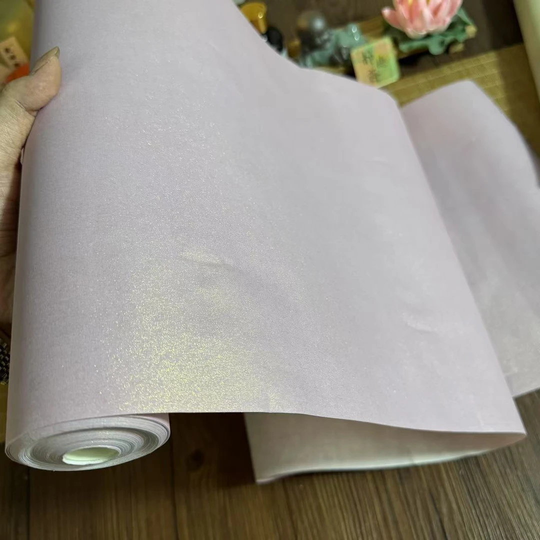 618静德斋【紫珠光蜡染绢纸】小楷行草书半生半熟蜡染宣纸