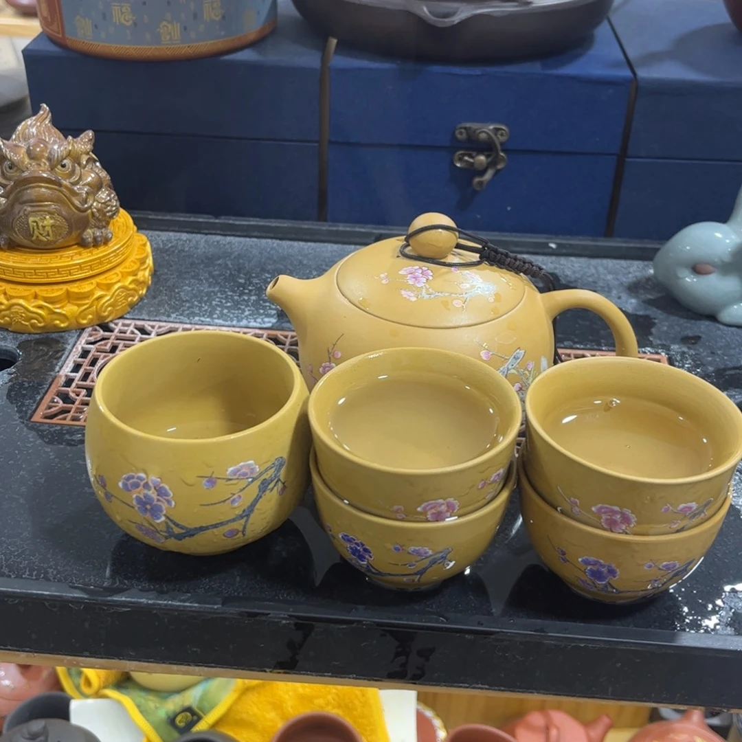 茶杯紫砂紫砂壶一壶5杯