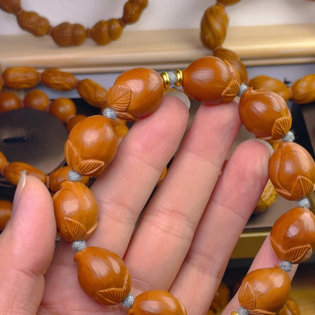 橄榄核手串/手链1.6寿桃