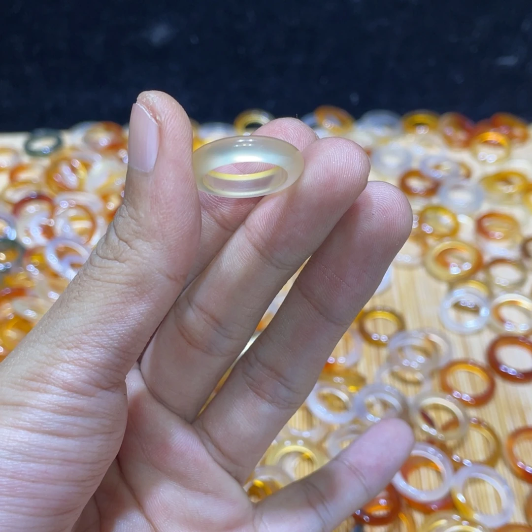 玛瑙/玉髓合金戒指219号港10.2 默认瑕疵