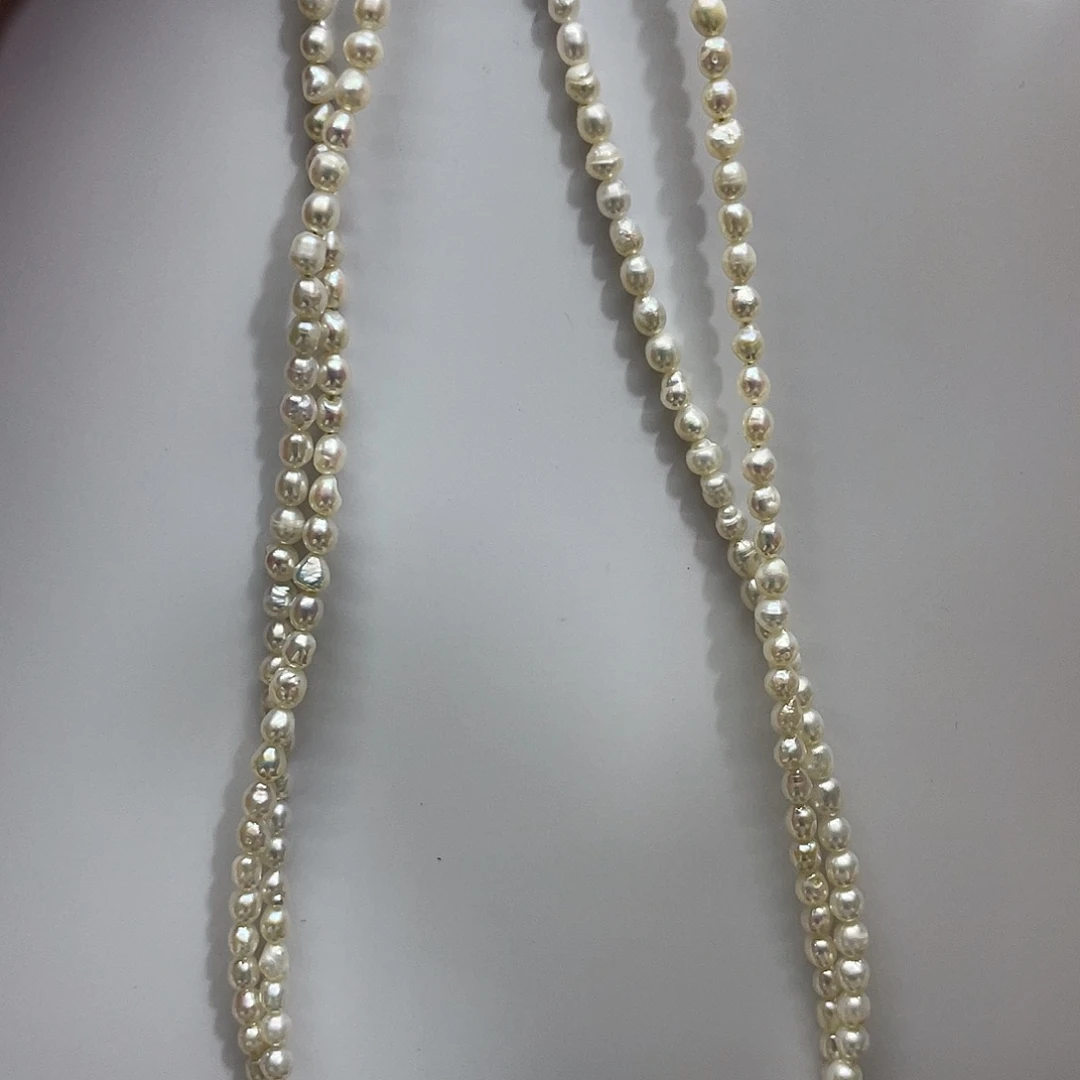 淡水珍珠银S925镶嵌颈饰