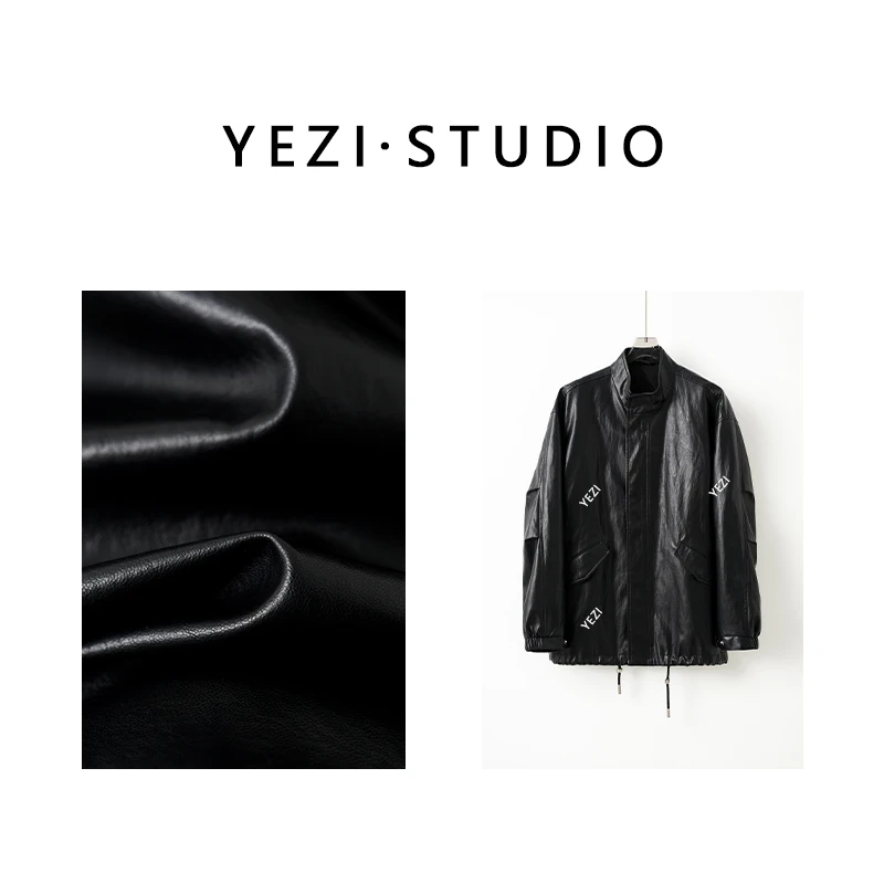 MUSEWAVE MSW/沐诗薇【德鲁纳】极简LM风植物蛋白皮外套25124017