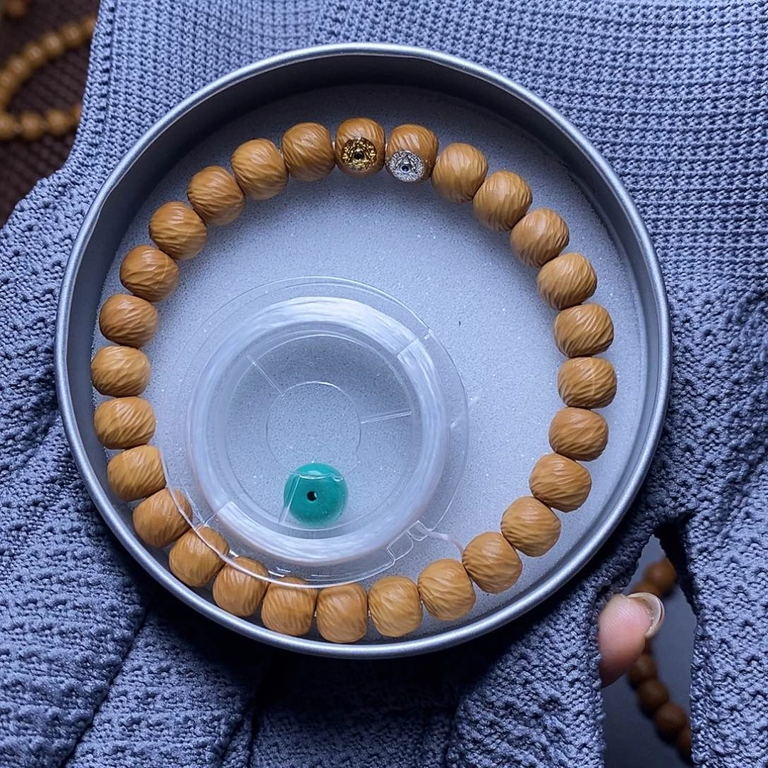 猴头核桃手串双标云锦全品