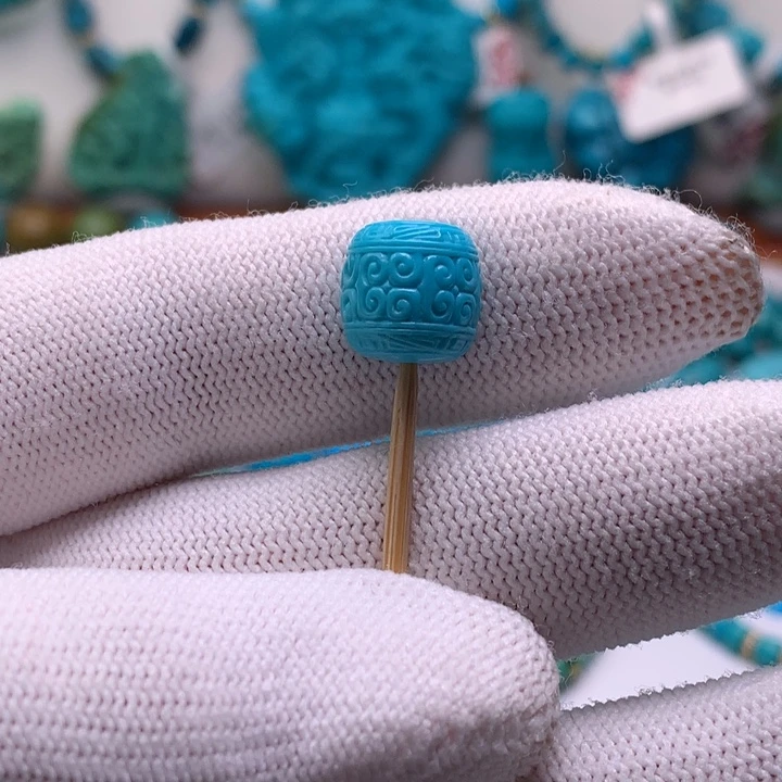 绿松石未镶嵌珠宝奇石10mm