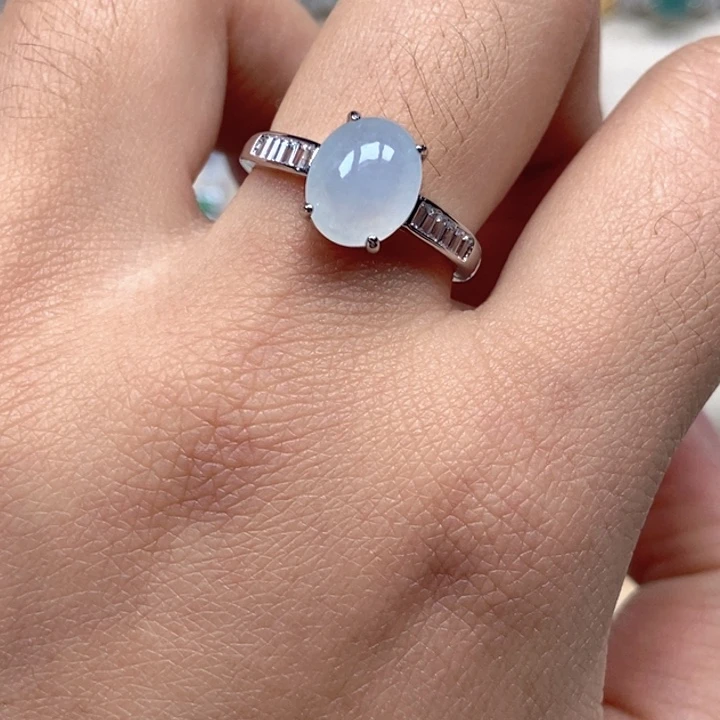 翡翠未镶嵌戒指戒指