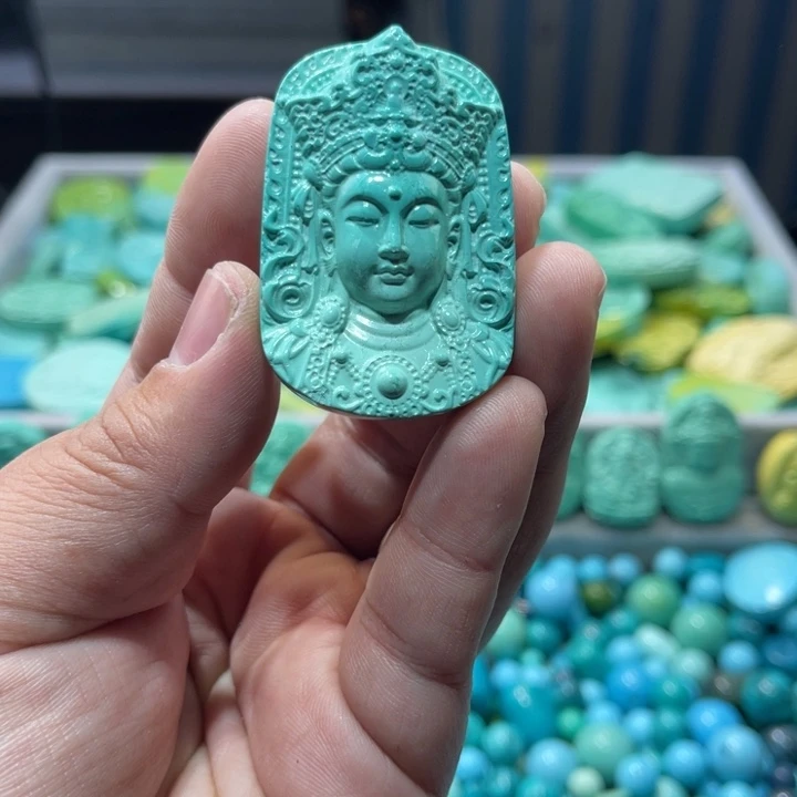 菱锰矿珠宝半成品未镶嵌