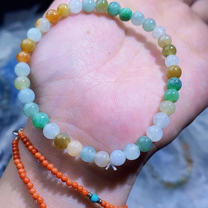 未镶嵌手串翡翠天然缅甸A货翡翠