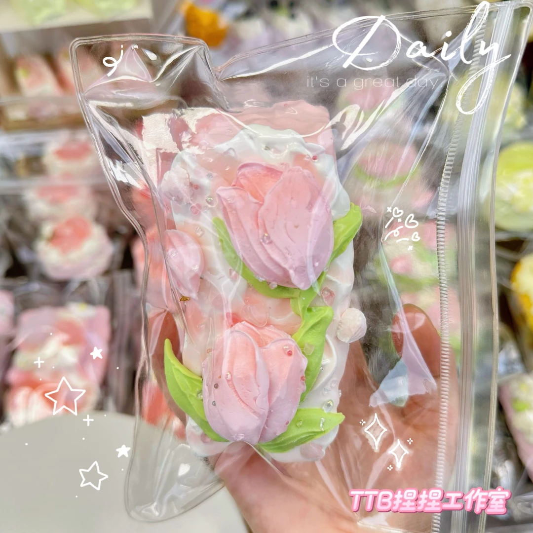 TTB 郁金香奶酪条 【奶油泥】捏捏玩具【默认微瑕NO退NO换】