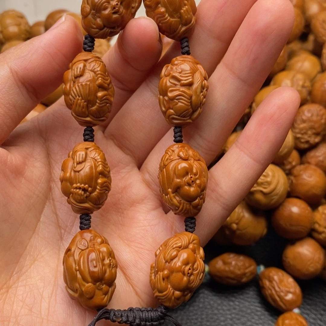 橄榄核手串横财神