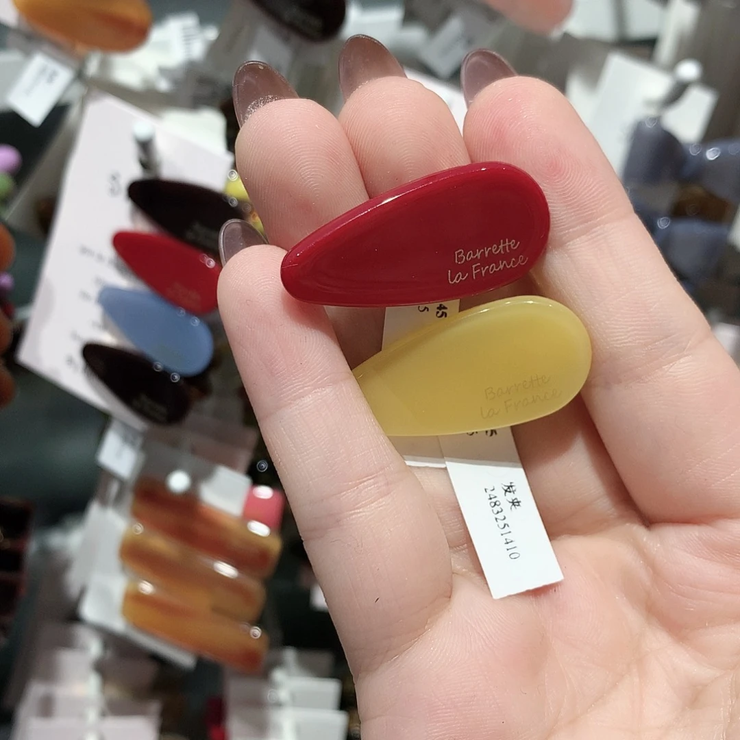 布艺非金属泡菜红黄水滴鸭嘴