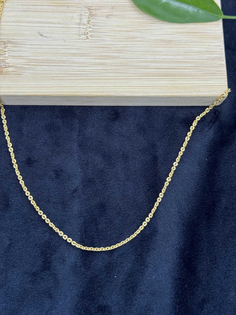 车花闪O链设计款可调节项链简约项圈 1.6