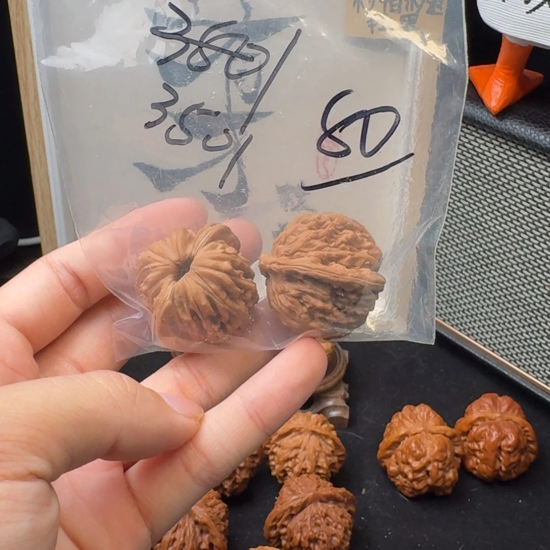 超***鹿文玩核桃吊坠3501楼子