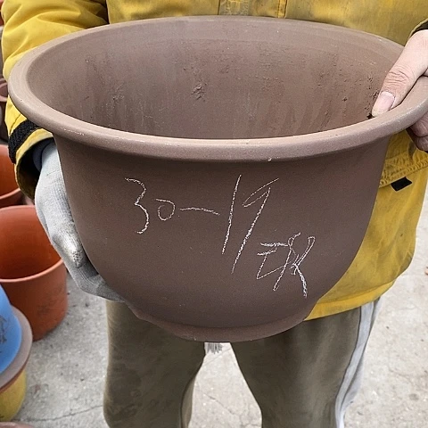 紫砂中国宜兴紫砂花盆＇