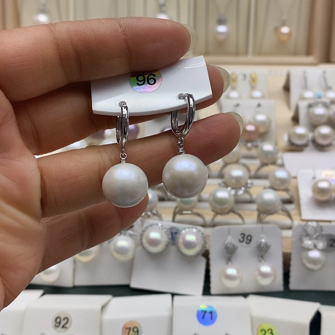 颈饰淡水珍珠银S925镶嵌