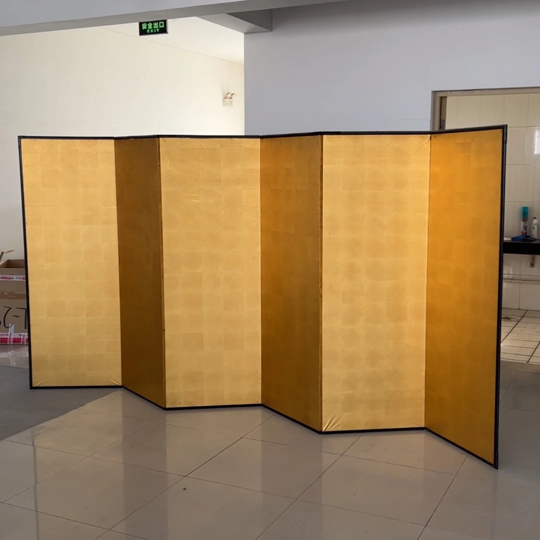 绘画屏风框画茶空间设计