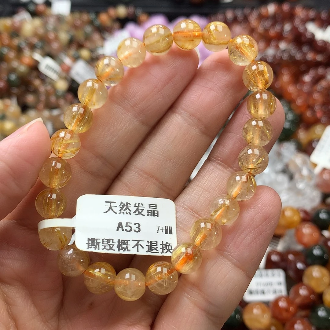 水晶手链未镶嵌，，，