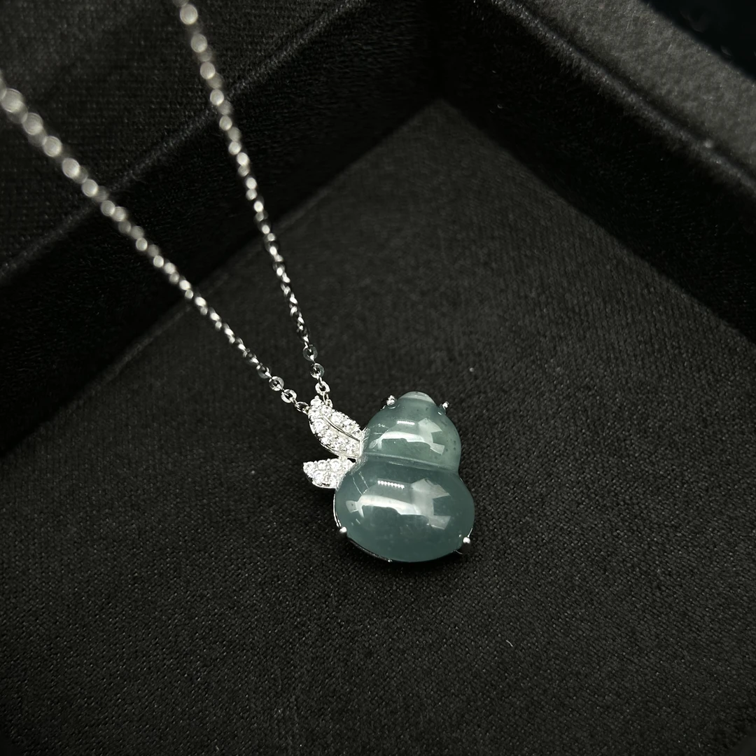 坠链均925银 8464 S925银葫芦项链