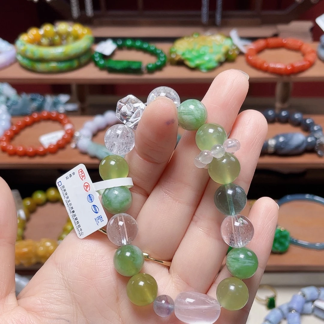 翡翠未镶嵌手链饰品