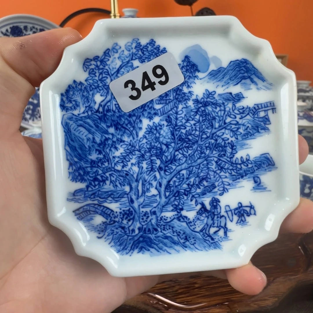 瓷片景德镇手绘青花茶器349