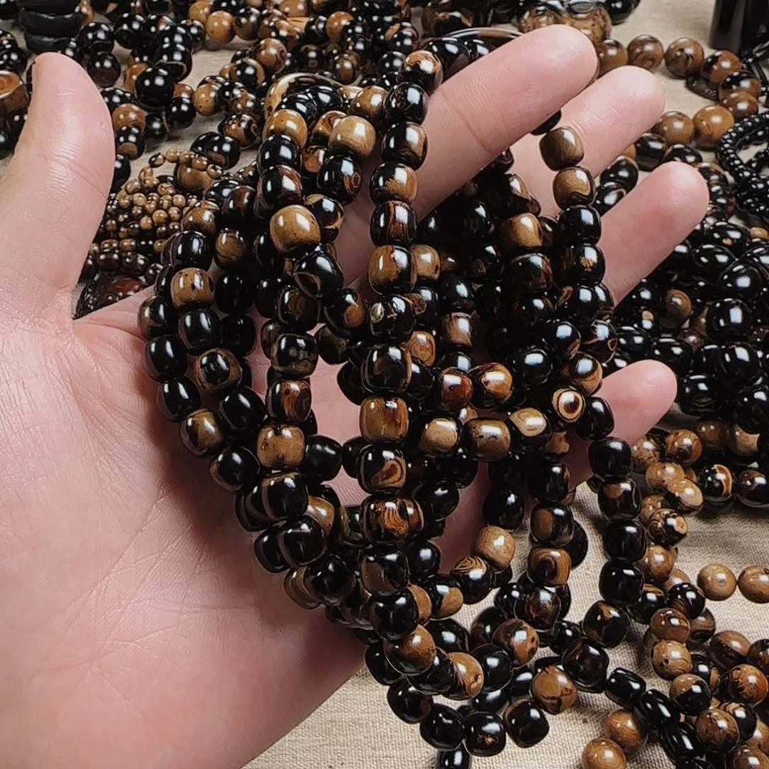 泥塑血柳8X8尺寸毕业108颗手串