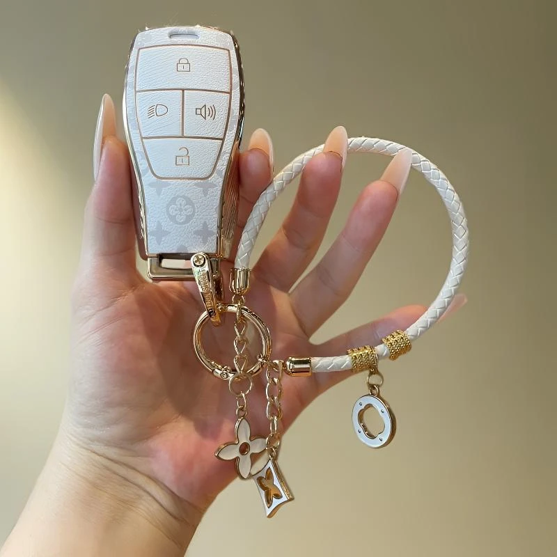 北汽魔方钥匙套2024款EU5 U5PLUS包北京汽车X7 EU7 BJ40 bj60扣壳