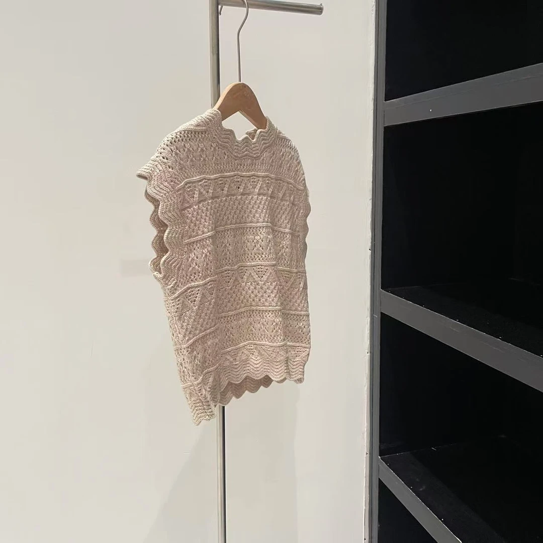 秋冬女童背心米杏色 5519宸系
