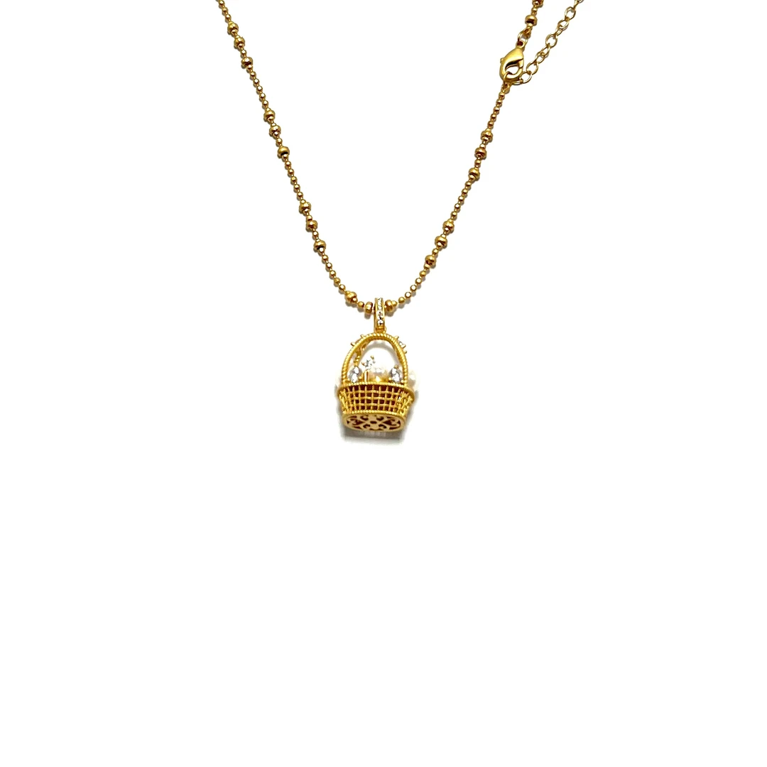 铜合金项链 【花篮童梦】Ceastun 高级定制百搭项链~L076