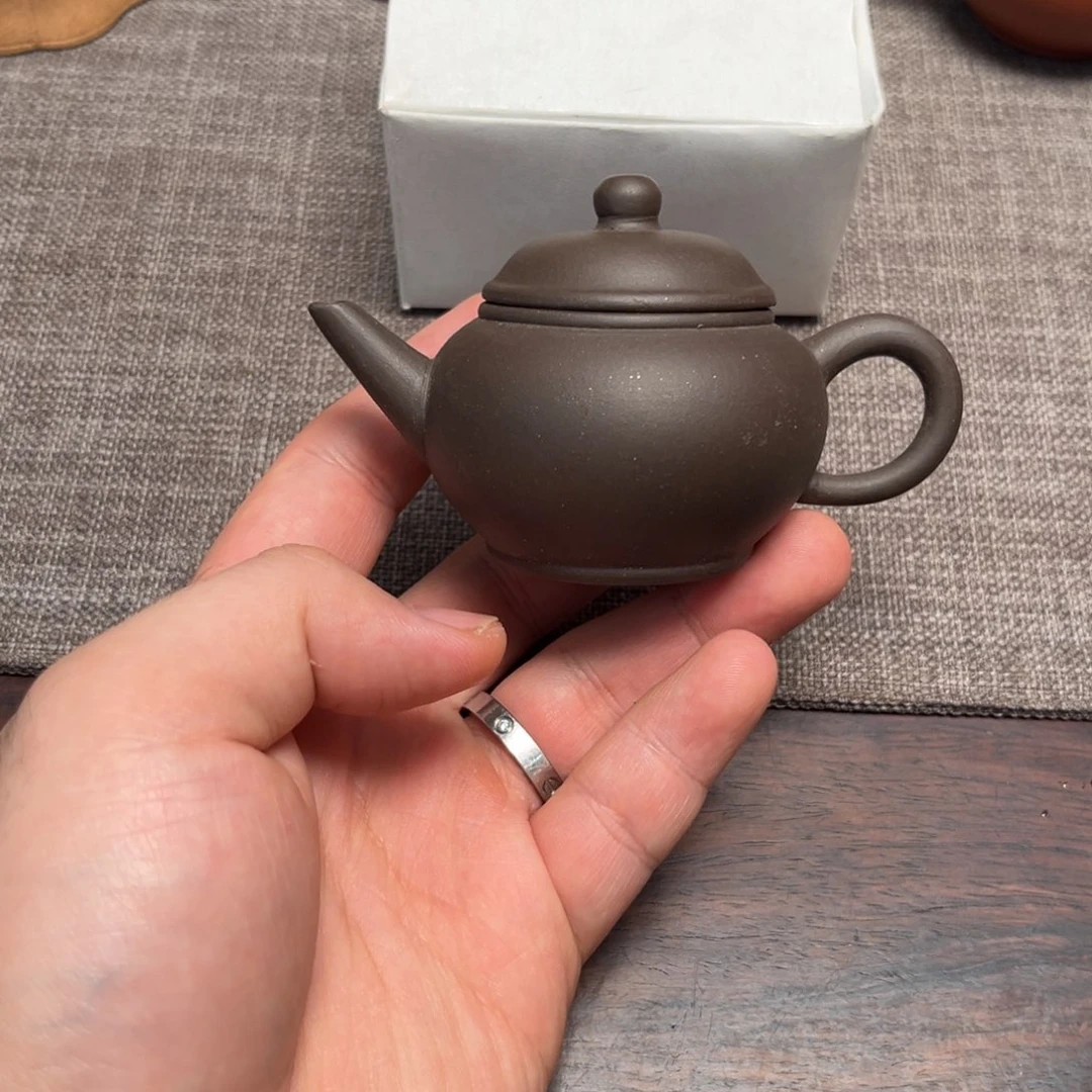 茶壶紫砂黑料水平壶