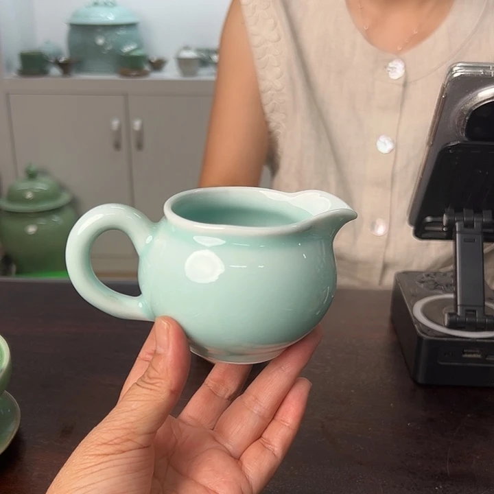 龙泉云间青瓷小米茶器