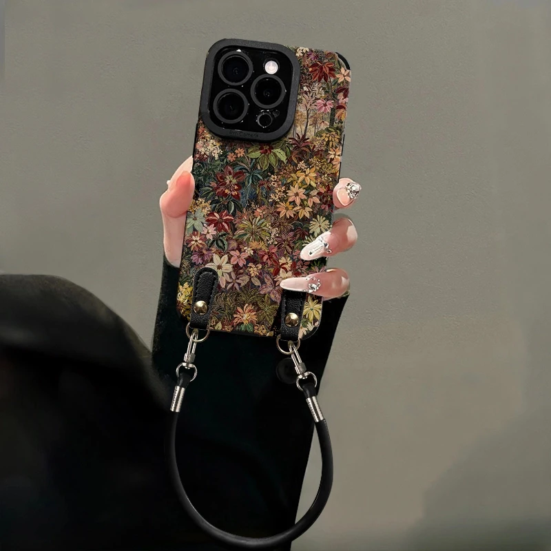 【优选材质】适用于苹果16/vivo/华为/oppo/小米创意百草手机壳防摔