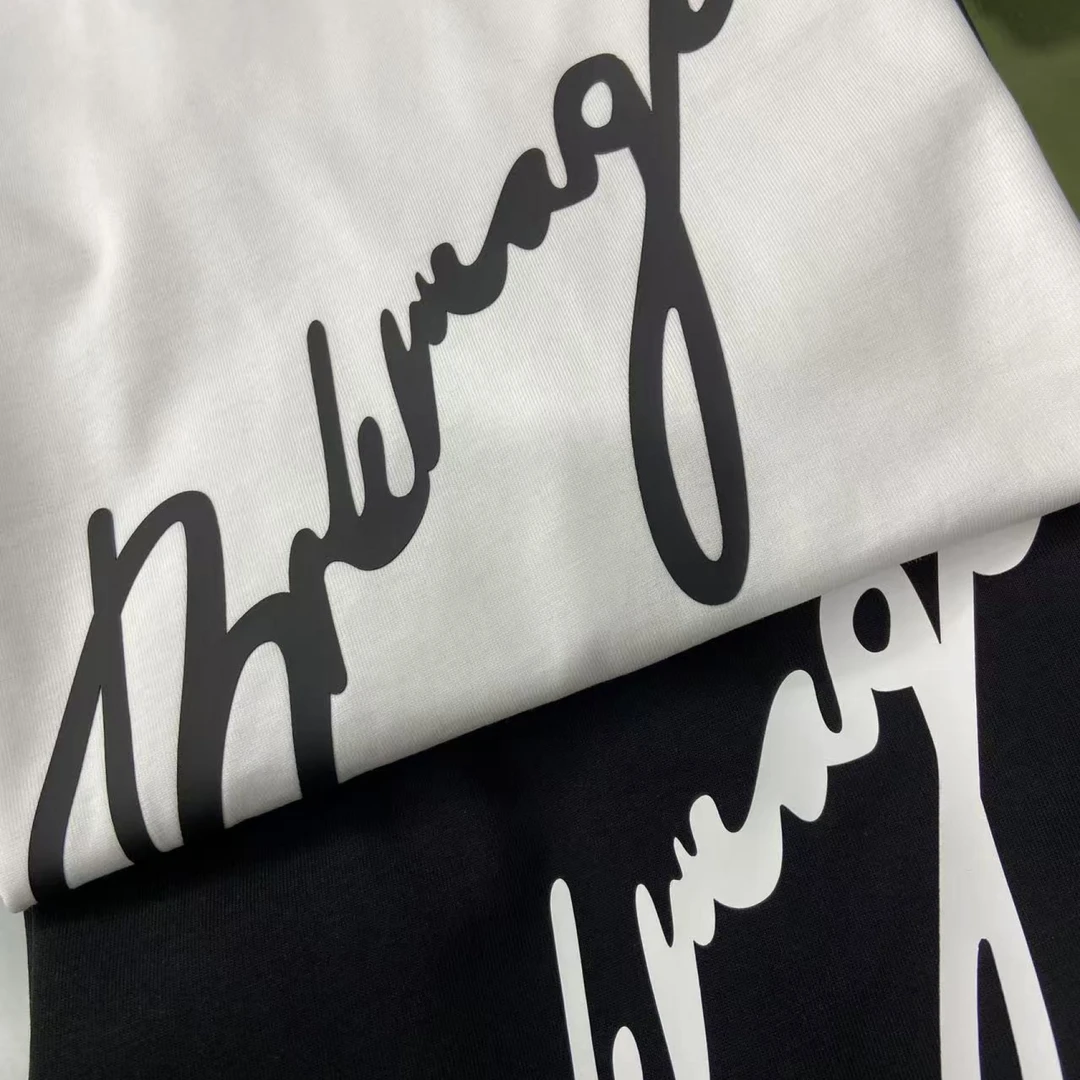 13号链接【签名字】重磅潮牌春夏宽松圆领休闲半袖159